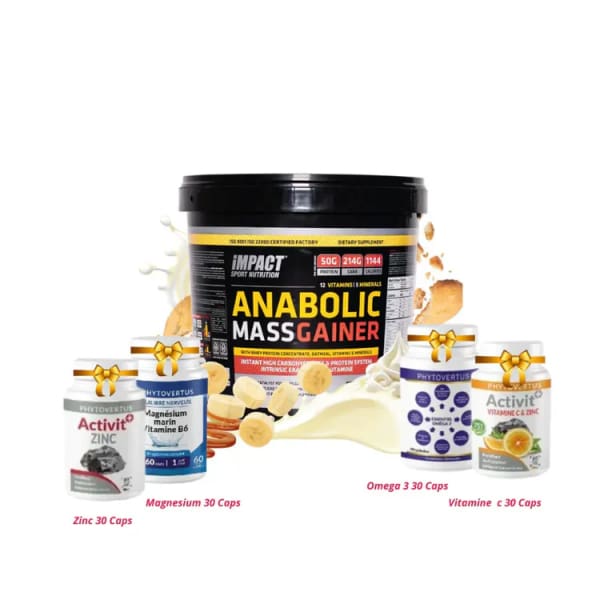 Impact Sport Nutrition | Anabolic mass Gainer | 5000 G Impact Sport Nutrition | Anabolic mass Gainer | 5000 G